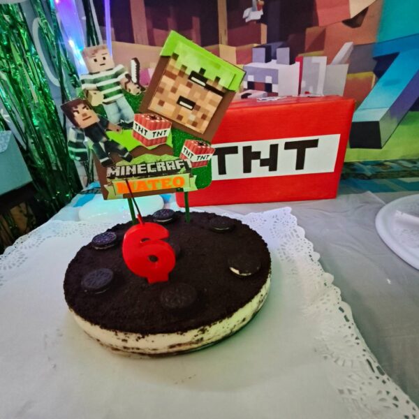 Topper Personalizado Minecraft - Imagen 2